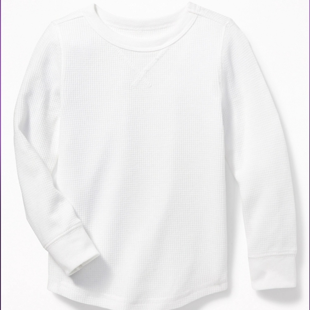 Boys White lightweight thermal